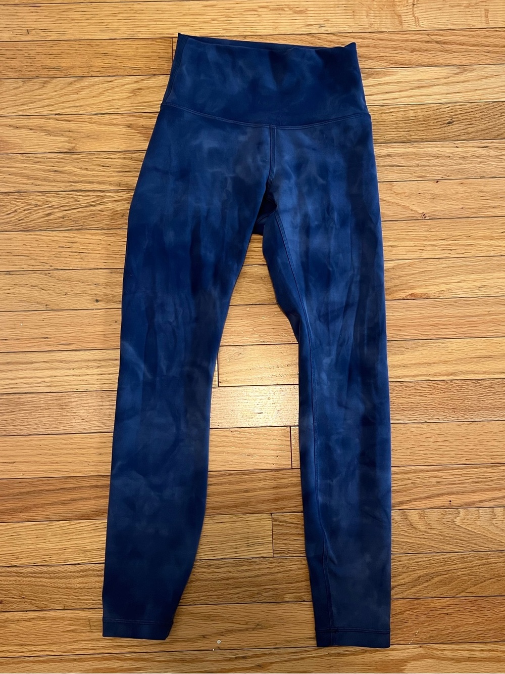 lululemon athletica Navy Tie-Dye High-Rise Leggings